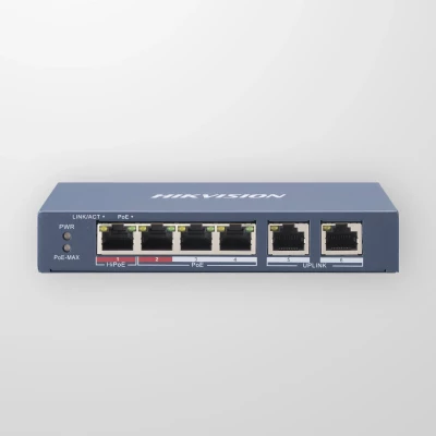 Комутатор Hikvision DS-3E0106HP-E