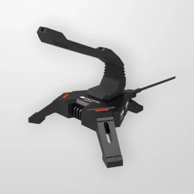 Стойка за мишка CANYON CND-GWH100 2 IN 1 Bungee and 4 port usb hub