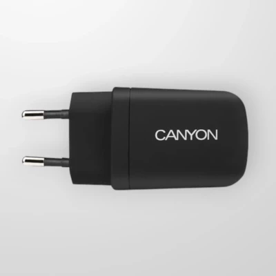Зарядно CANYON CNE-CHA11B USB 1A BLACK