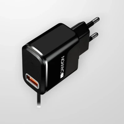 Зарядно CANYON CNE-CHA041BS microUSB 2.1A