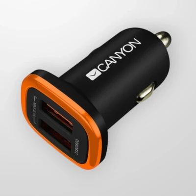 Зарядно за кола CANYON CNE-CCA02B UNIVERSAL 2.1A