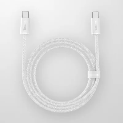Кабел Baseus Dynamic Series USB-C / USB-C 100W 2 m cable - white