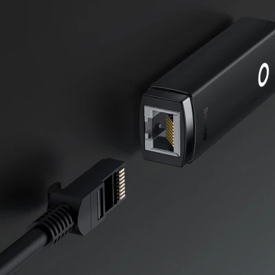 Baseus LAN WKQX000001 USB-A - RJ45 Ethernet Adapter 100Mbps