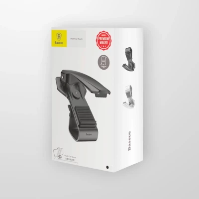 Стойка за кола Baseus Mouth Bracket Vehicle Mount Clip for Dashboard black SUDZ-01