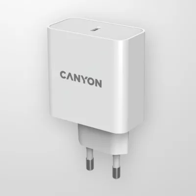 Зарядно CANYON CND-CHA65W01 Wall charge Type-C H-65 GaN 65W PD fast charger