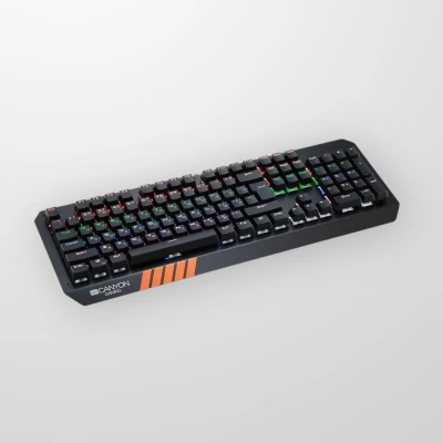 Клавиатура CANYON CND-SKB6-US HAZARD GAMING MECHANICAL 10 MODES BACKLIGHT