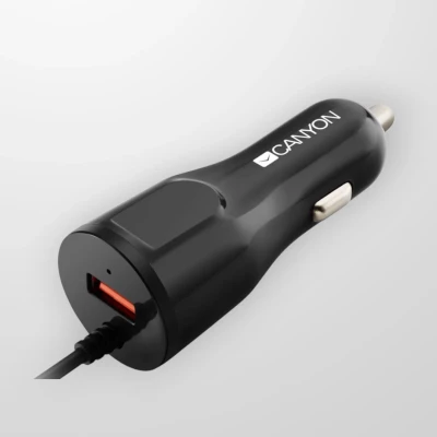 Зарядно за кола CANYON CNE-CCA033B-US C-033 CAR CHARGER 1.2m 2.4A