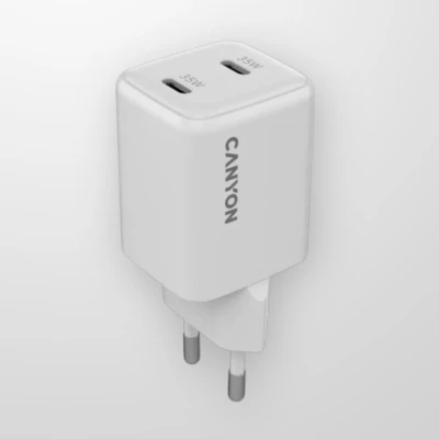 Зарядно CANYON CNS-CUW35CC 35W 2xUSB-C GAN CU35CC