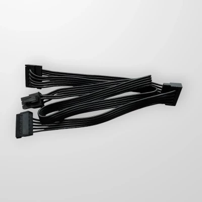 Кабел EVGA 6Pin - 3 SATA Angled HDD SSD Power Cable