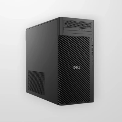 Dell Pro Max Tower T2 (FCT2250), Intel Core Ultra 7 265 (20C, 20T, 30MB cache, up to 5.3GHz), 16GB (1x16GB) DDR5, 512GB M.2 SSD, Integrated Graphics, BG KBD, Mouse, Ubuntu, 3Y ProSupport