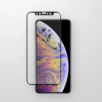 Стъклен протектор WOZINSKY за iPhone 12 Pro black Full cover Nano film