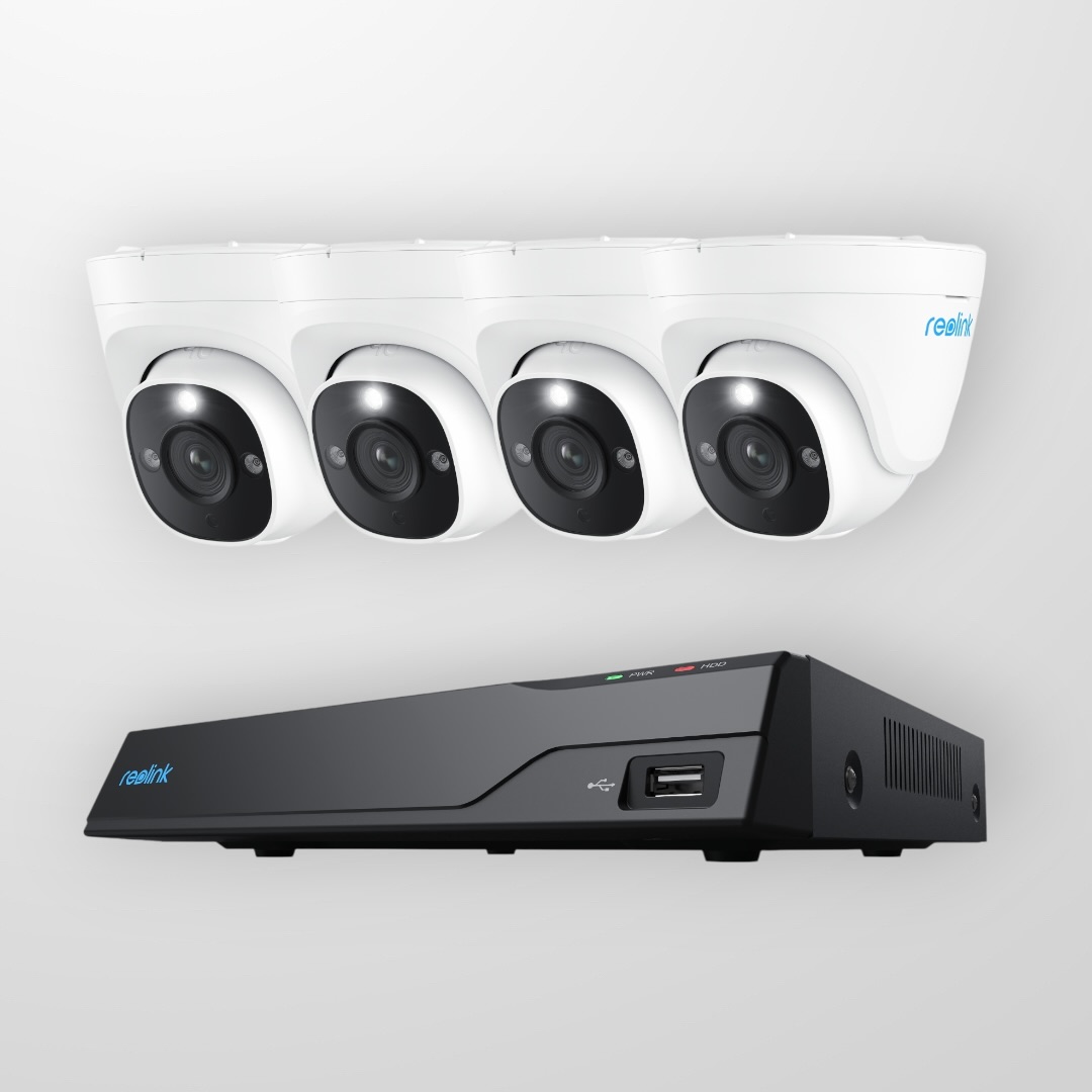 Комплект камери + рекордер REOLINK NVS8-8MD4, 2TB HDD, 8 PoE