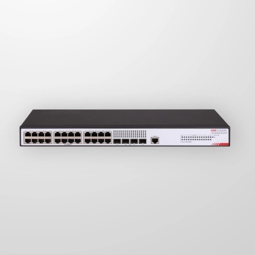 Комутатор Hikvision DS-3E2528-HI-24T4F