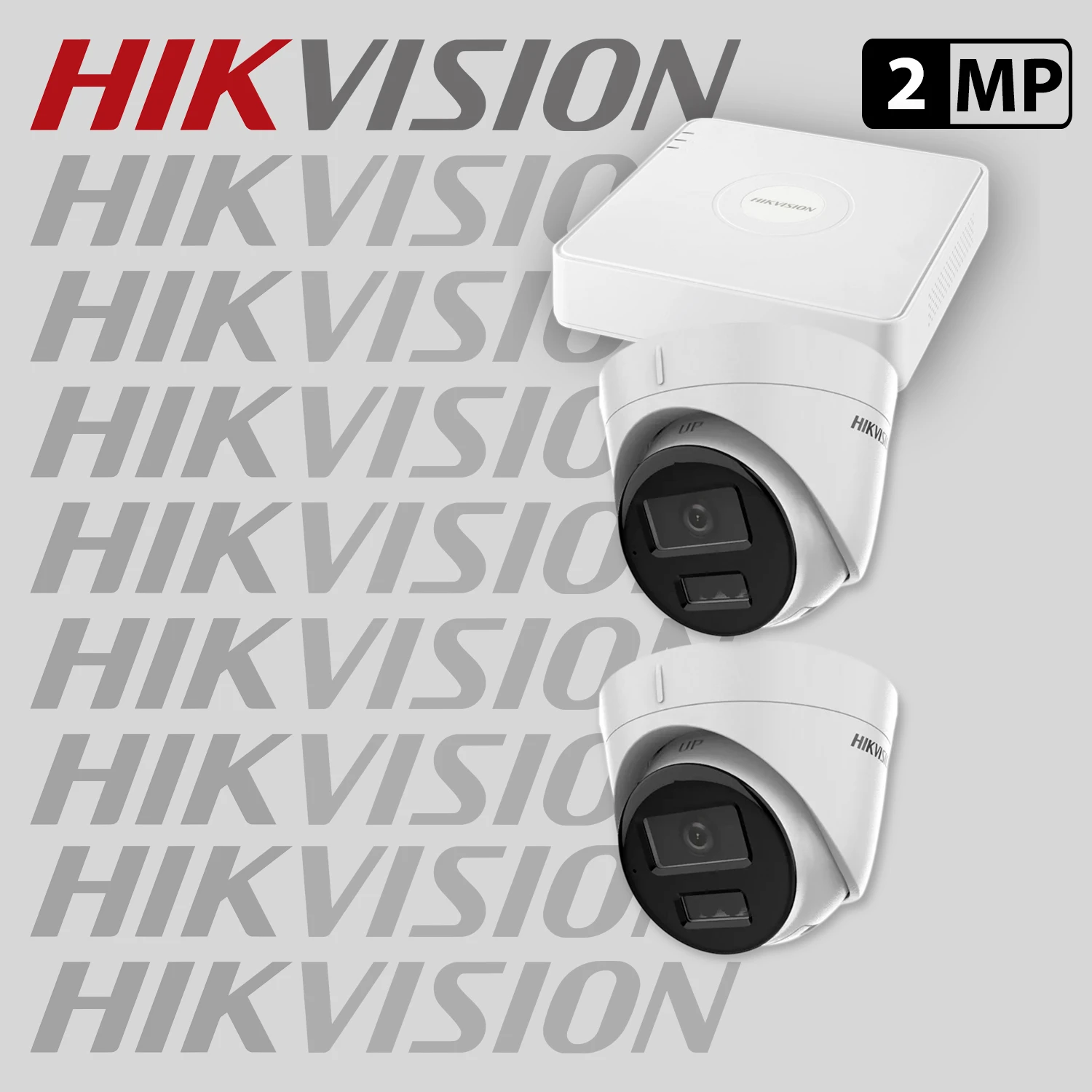 Комплект за видеонаблюдение HIKVISION с 2 IP камери + рекордер 2IP-2MP-SET5 — 1