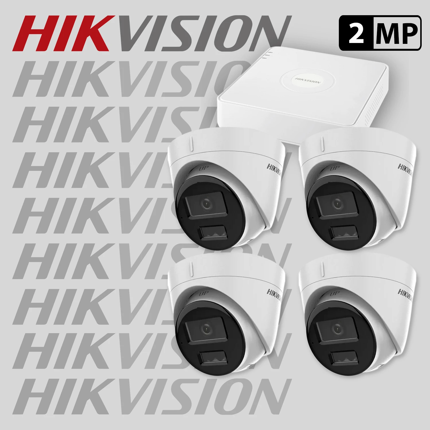 Комплект за видеонаблюдение HIKVISION с 4 IP камери + рекордер 4IP-2MP-SET5 — 1