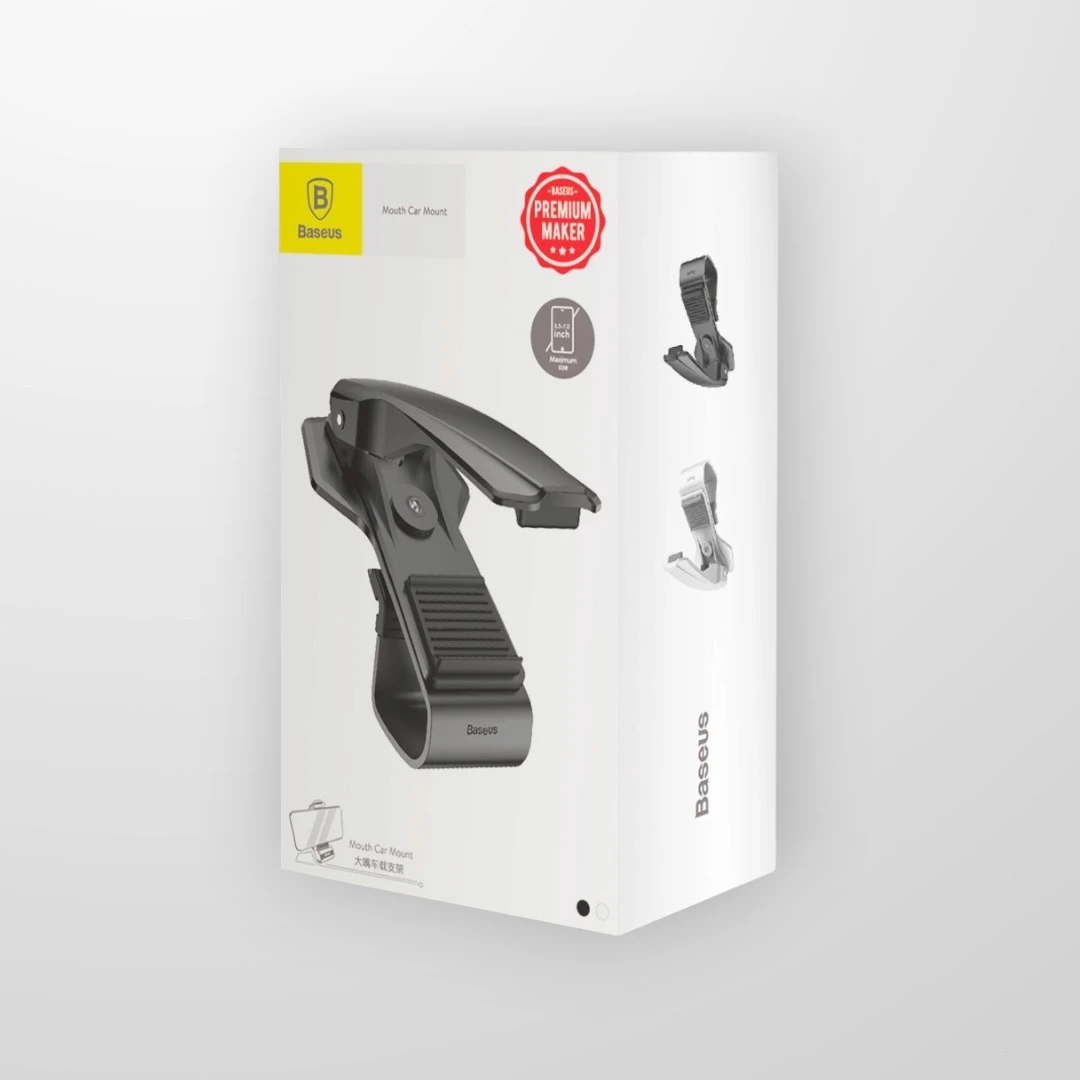Стойка за кола Baseus Mouth Bracket Vehicle Mount Clip for Dashboard black SUDZ-01
