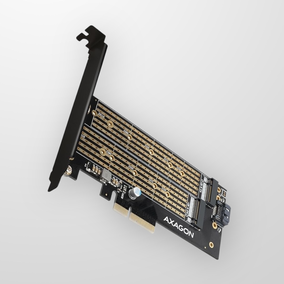 Контролер AXAGON PCEM2-D Internal PCI-E adapter for M.2 SSD