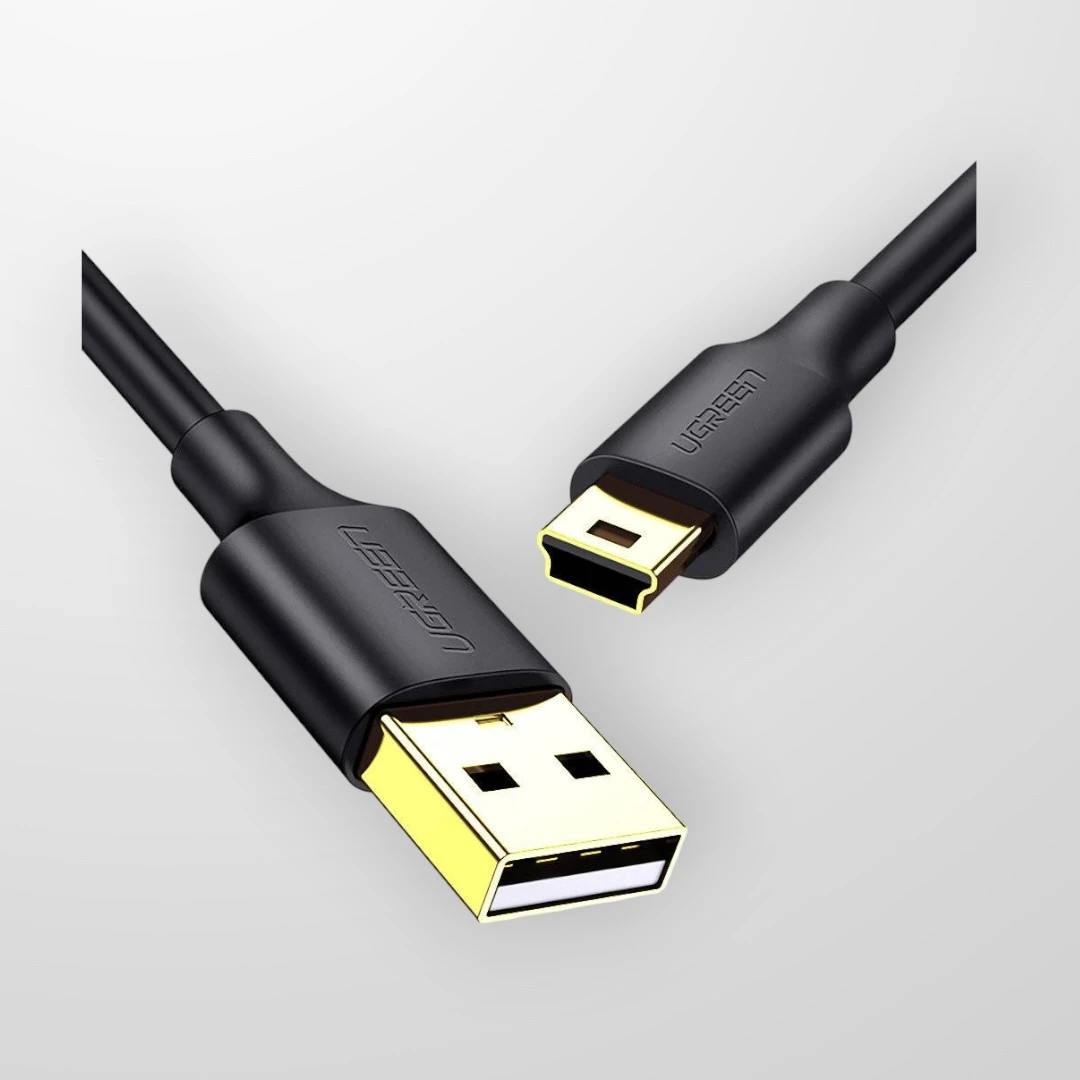 Кабел UGREEN cable USB 2.0 M - mini USB 2.0 M 0.5m black