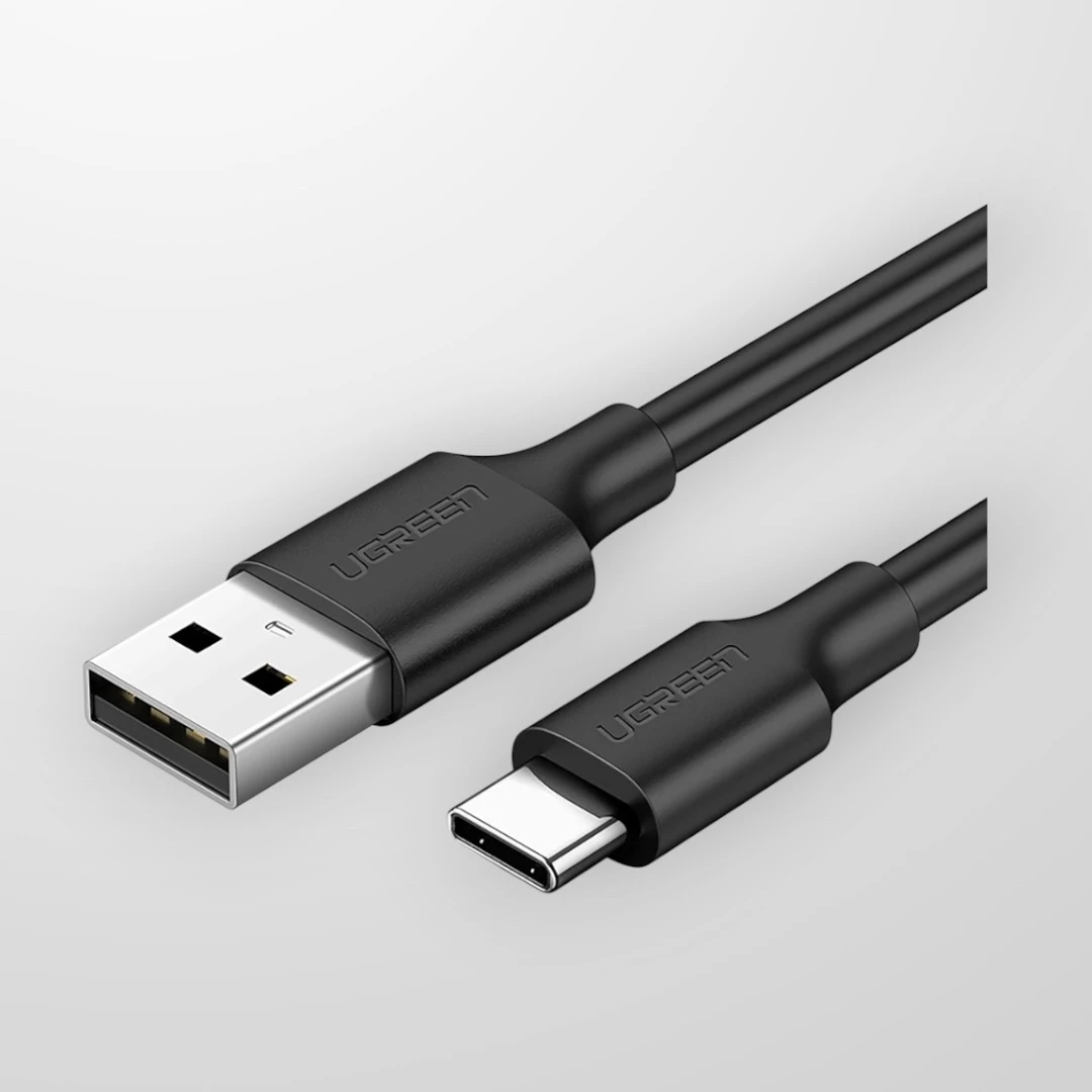 Кабел UGREEN US287 USB-A - USB-C 3m black