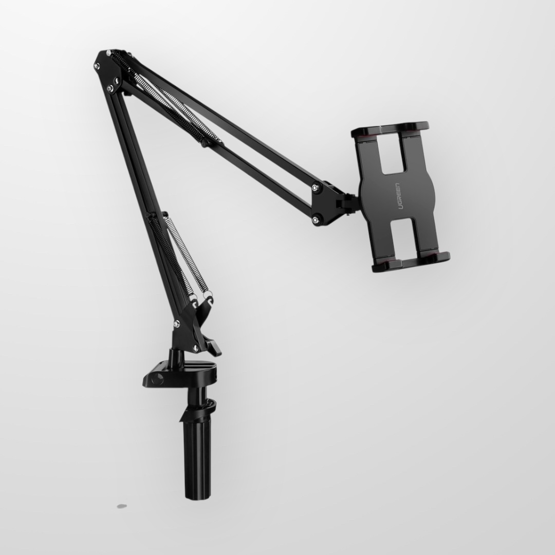 Стойка UGREEN universal phone tablet holder with folding long arm black and gray (50394)