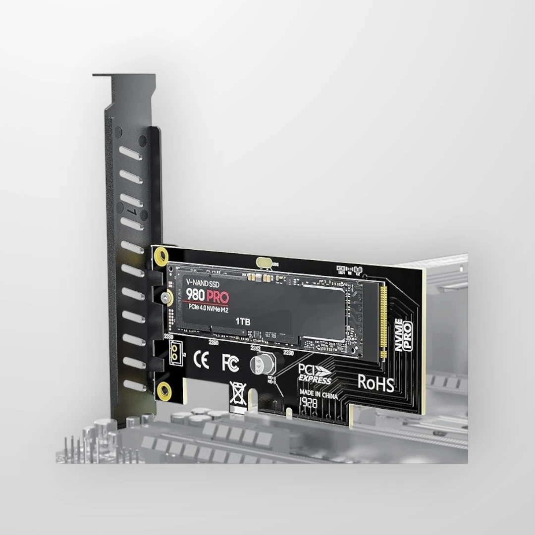AMPCOM M.2 NVMe to PCIe 4.0 Full Speed Express Card