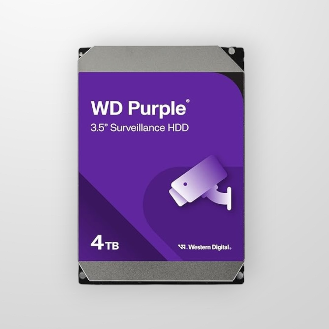 WD Purple 4TB CMR, 3.5'', 128MB, SATA 6Gbps